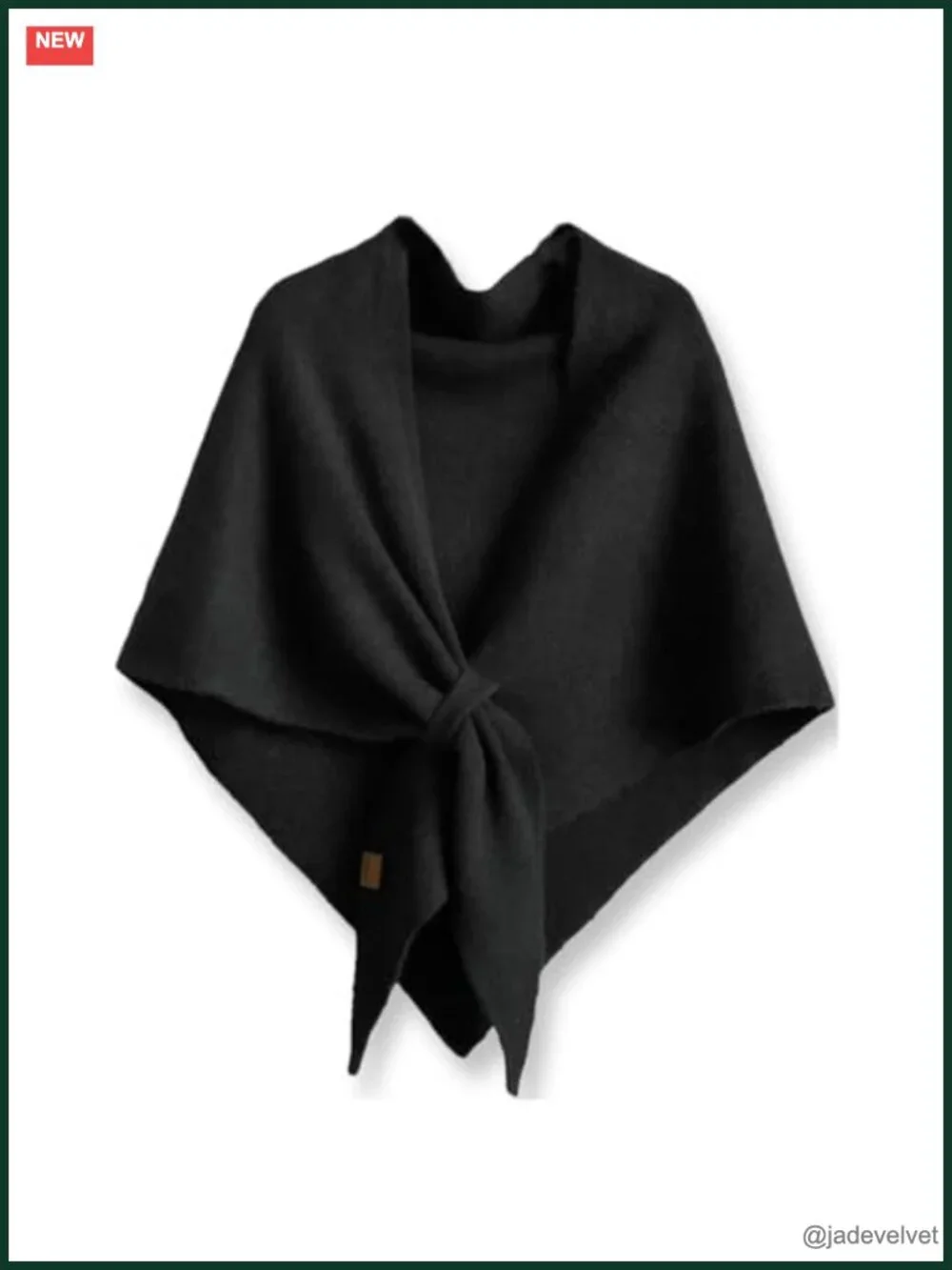 Cashmere Blend Knitted Shawl Wrap Cape Cardigan Travel Scarf
